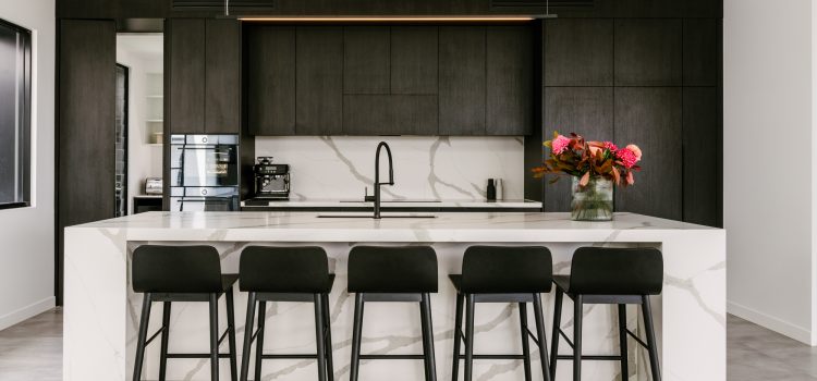 Beautiful Black and white kitchen